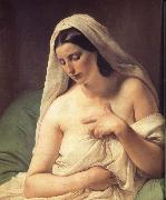 Francesco Hayez Odalisque oil